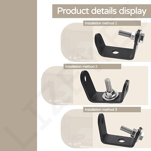 Universal-Halterungs-Set für BoatBuckle G2 einziehbare Ratschen-Spanngurte, installiert in den meisten Bootsanhängern