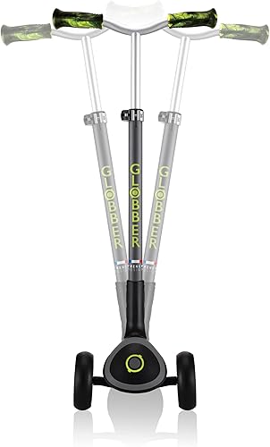 GLOBBER - Master Prime – Tretroller mit 3 Rädern, für Kinder von 4 Jahren bis 14 Jahren, Grün