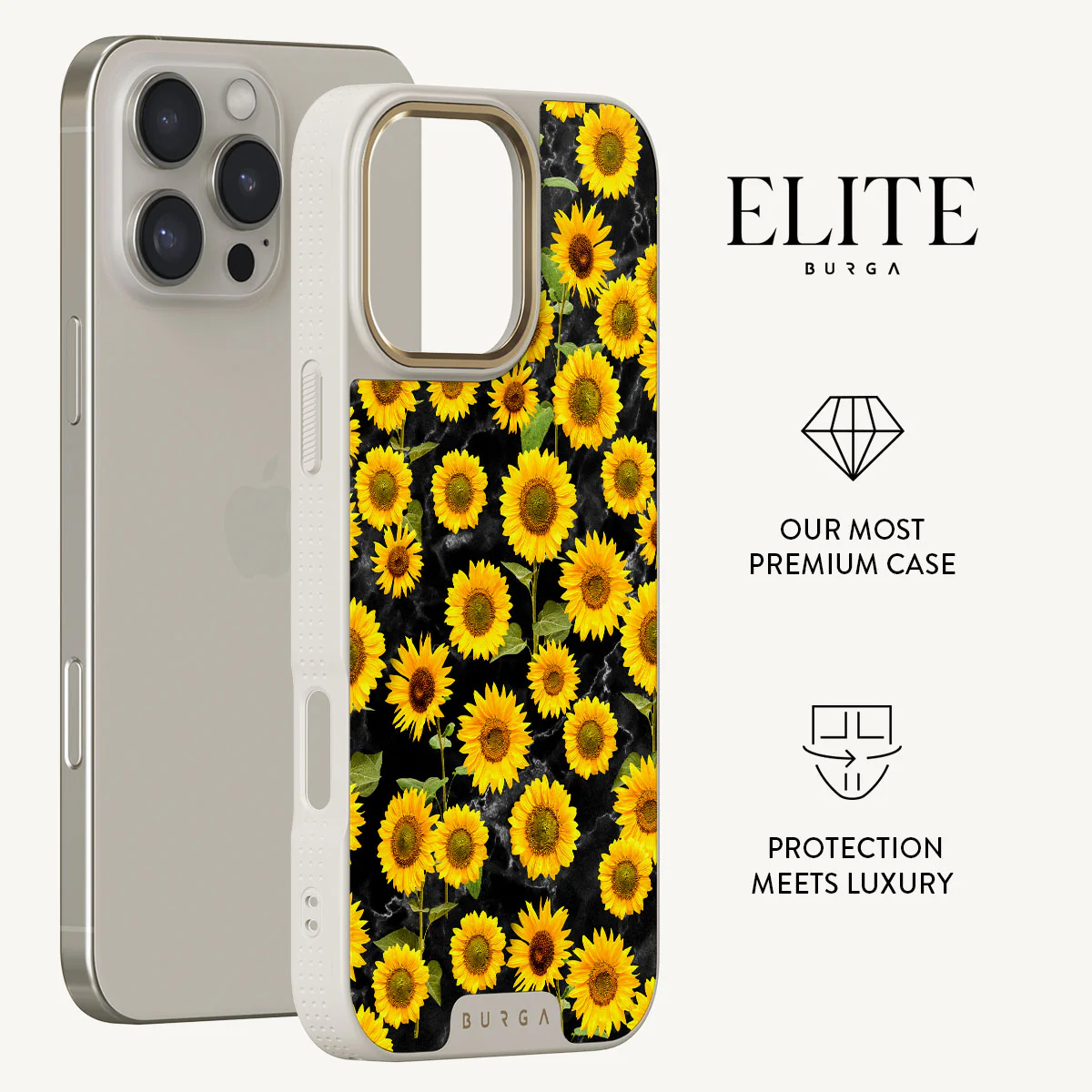 Sunflower Glimmer - iPhone 16 Pro Max Case