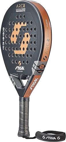 STIGA Padelschläger ARC 2, Padelschläger mit großzügiger Schlagfläche - Schwarz/Chrom