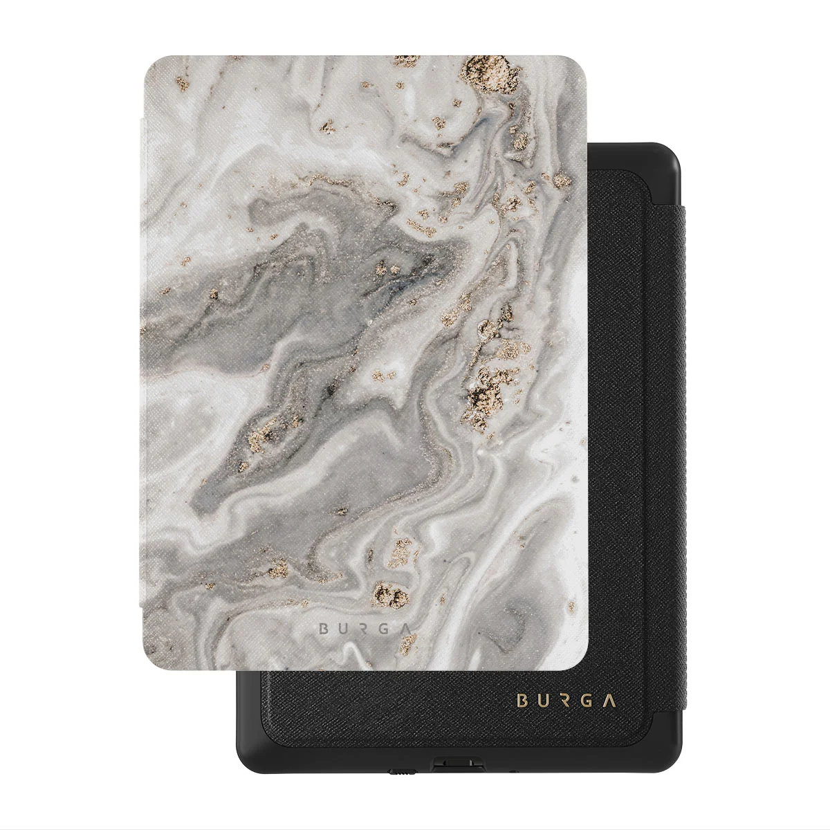 Snowstorm - Grey Marble Kindle Paperwhite (11th Gen) Case