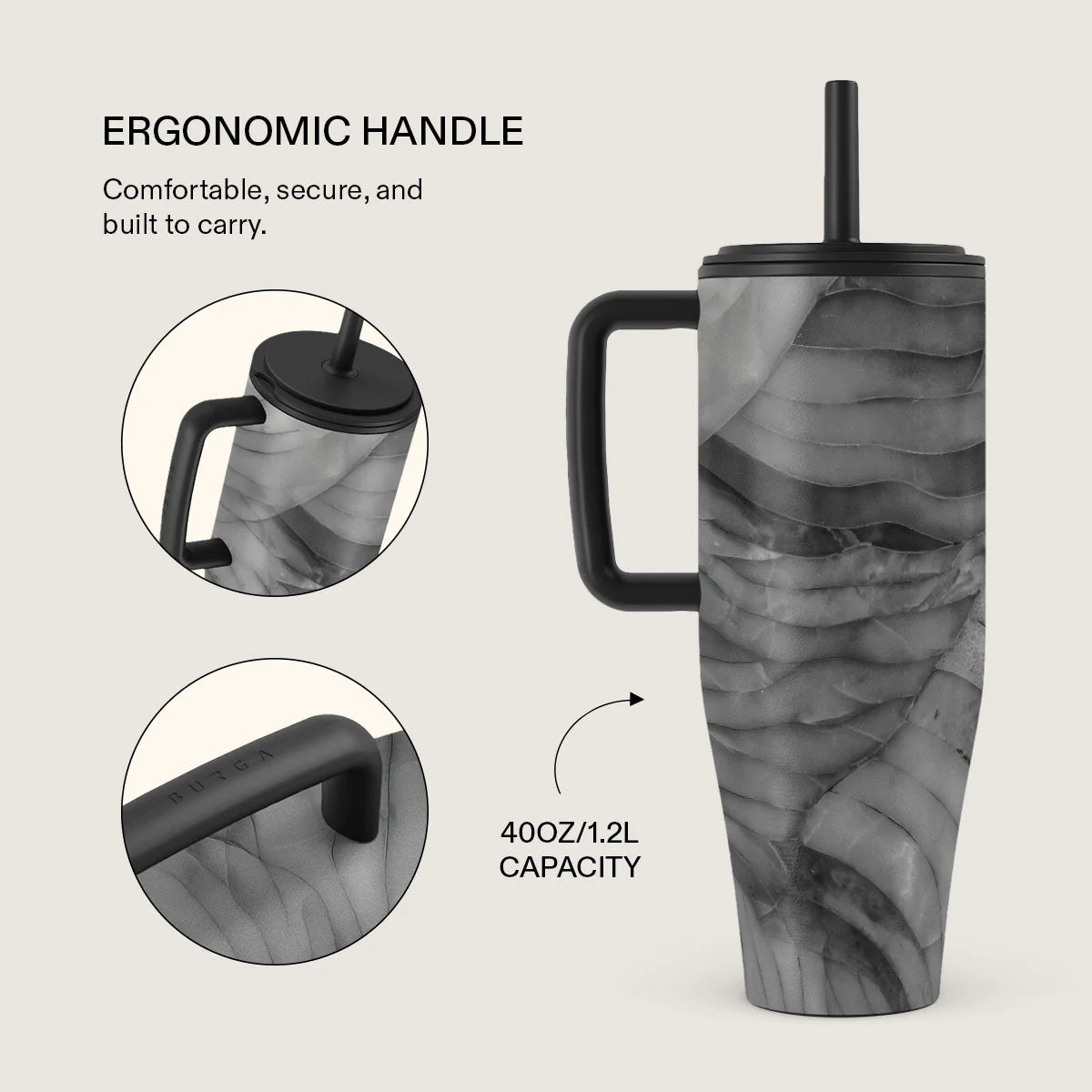 First Expedition - Gray All Day Leakproof Tumbler