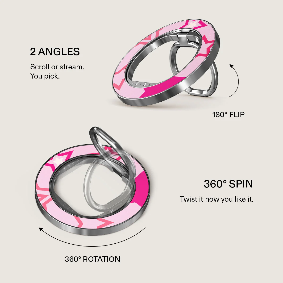 Plastic Sky - Magnetic Ring Holder