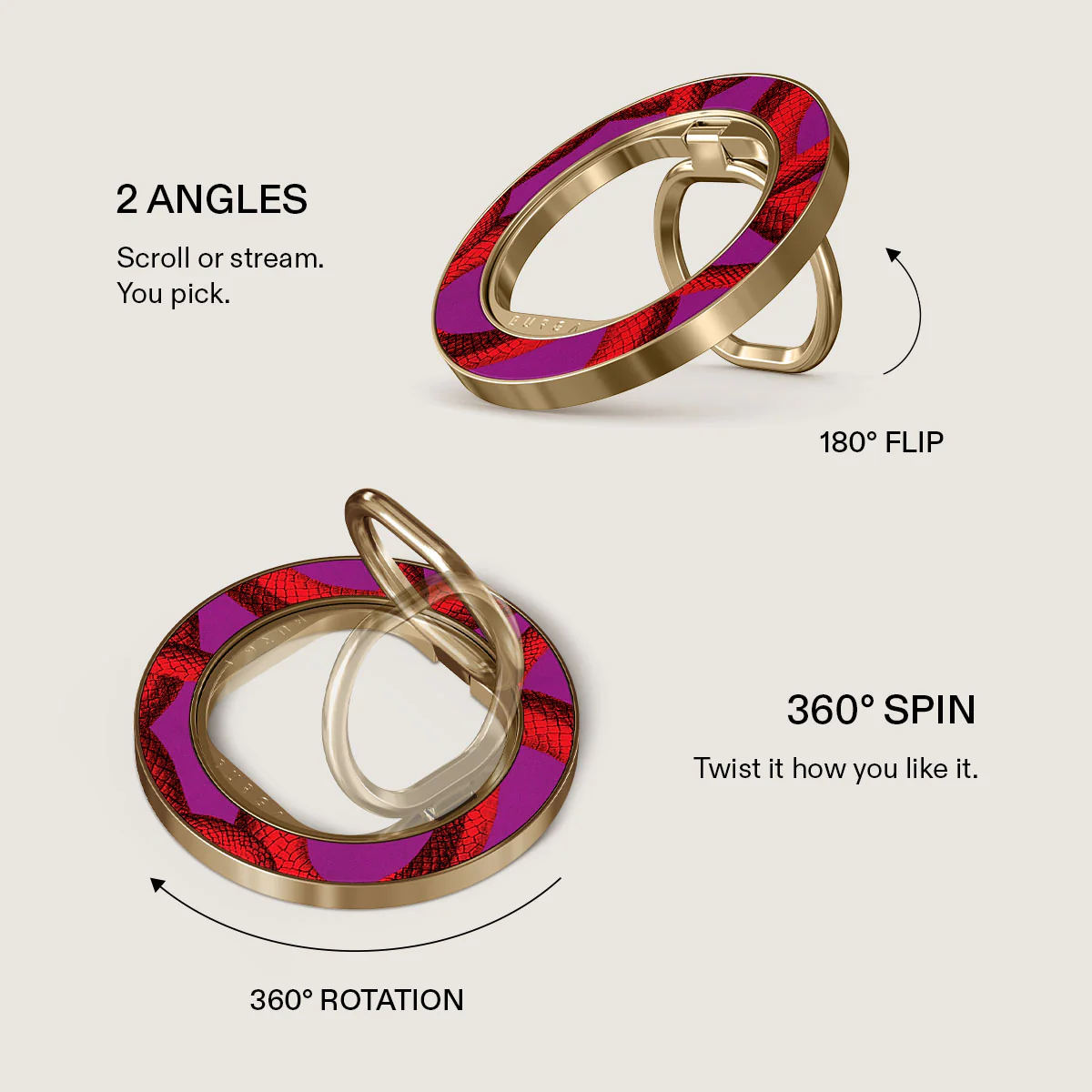 Watch Out - Magnetic Ring Holder