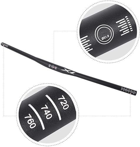 VGEBY1 Fahrrad Lenker, Aluminiumlegierung Radfahren Flat Bar Lenker für Mountainbike-Fahrrad(31.8 * 780mm)