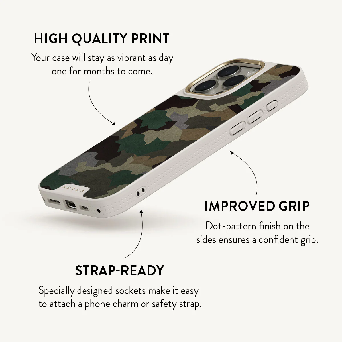 Tropical Green Camo - iPhone 16 Pro Max Case