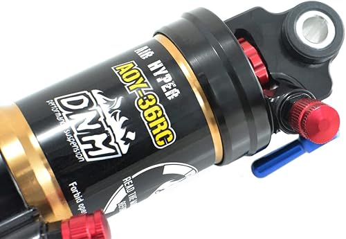 DNM AOY-36RC ST1476*N 190x50mm MTB Air Rear Shock With Lockout, Gold