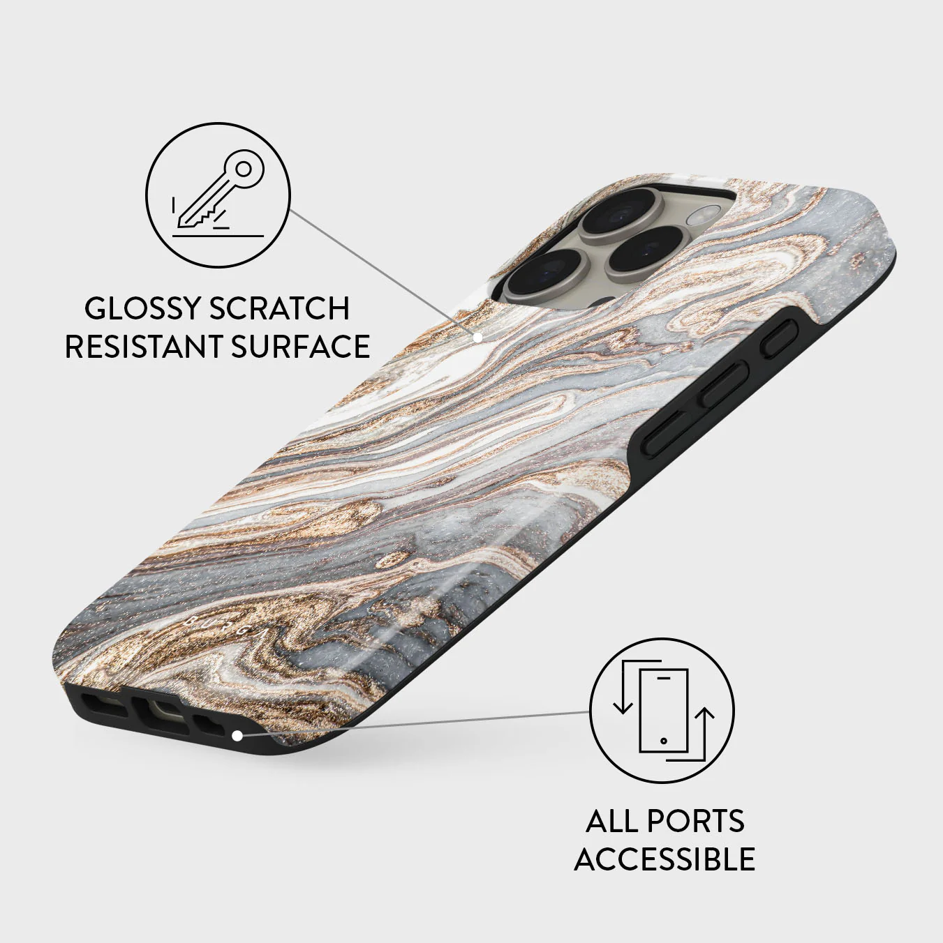 Gentle Wind - Trendy iPhone 16 Pro Max Case