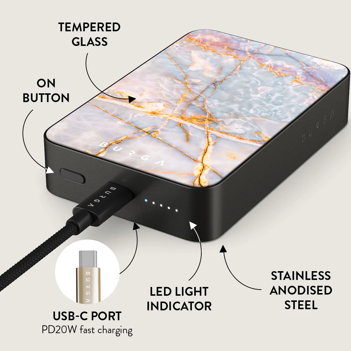 Shallow Sea - Magnetic Power Bank