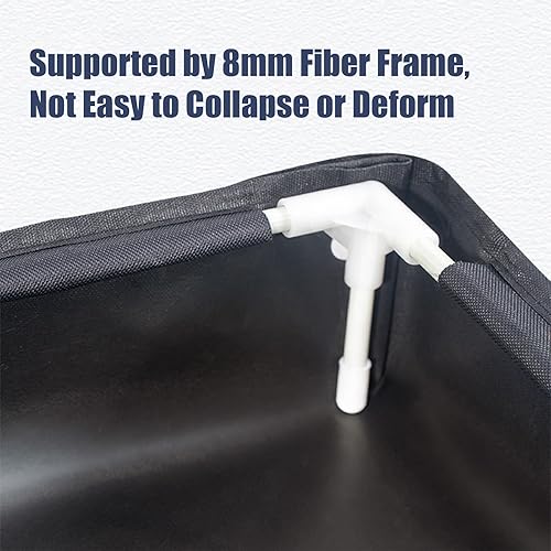 Tragbare Duschbasis, Zelt-Duschwanne, Badewannenboden, Boden, 80 x 80 x 10 cm, mit Ablaufschlauch, faltbares und kompaktes Design für drinnen und draußen, Camping, Haustierbaden