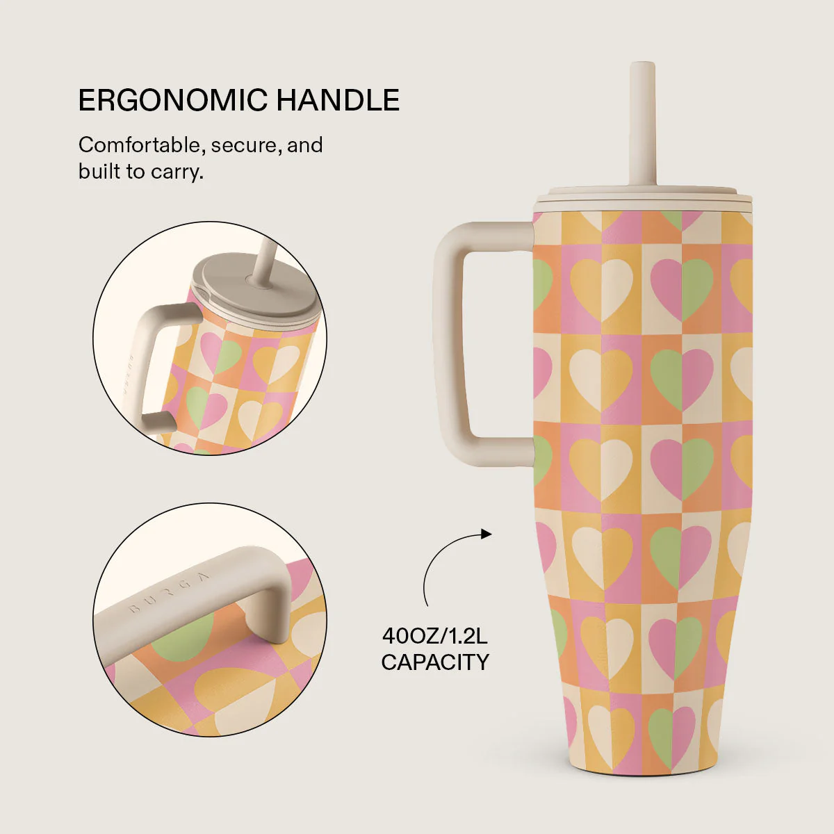 Summer Love - Heart All Day Leakproof Tumbler