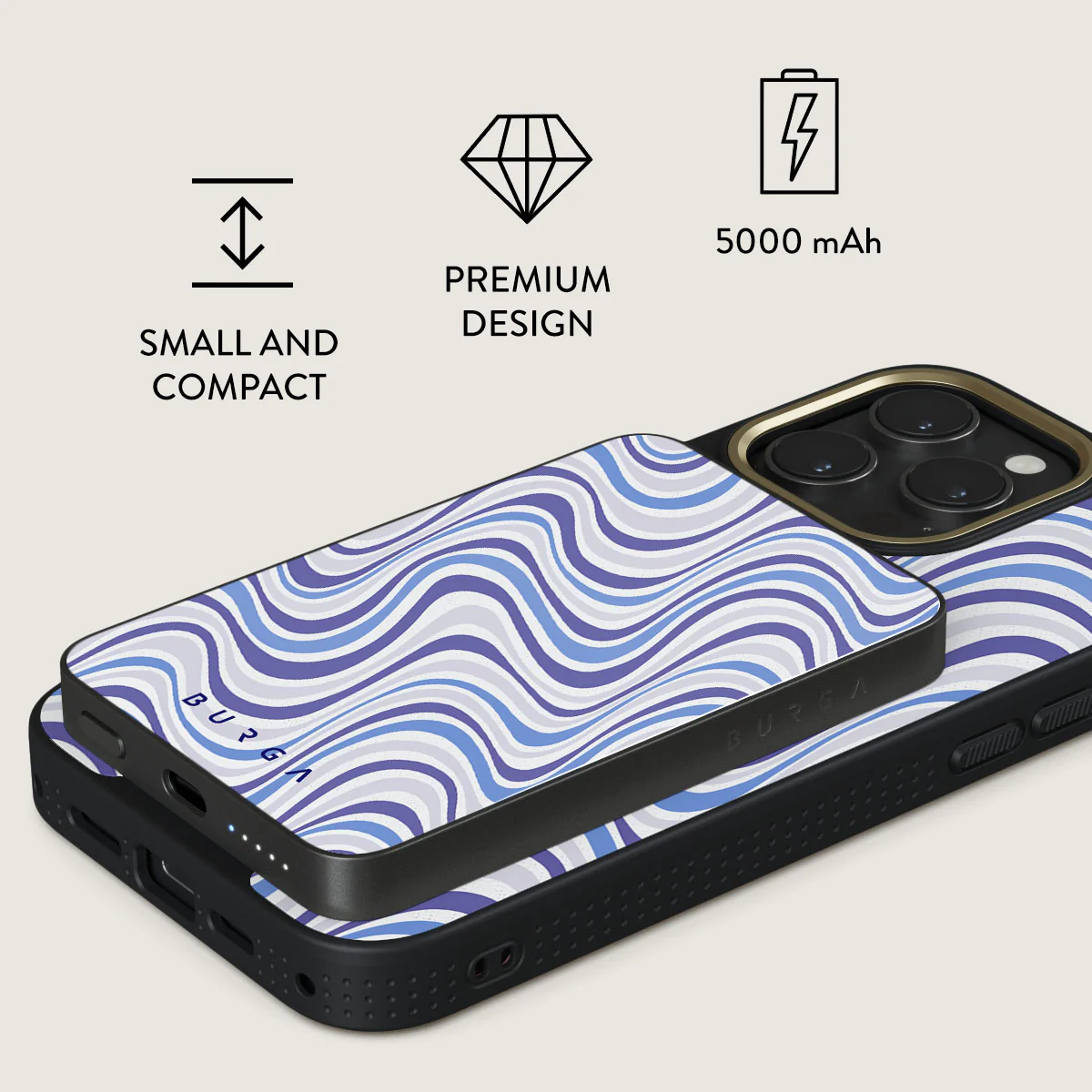 Stay Groovy - Magnetic Power Bank