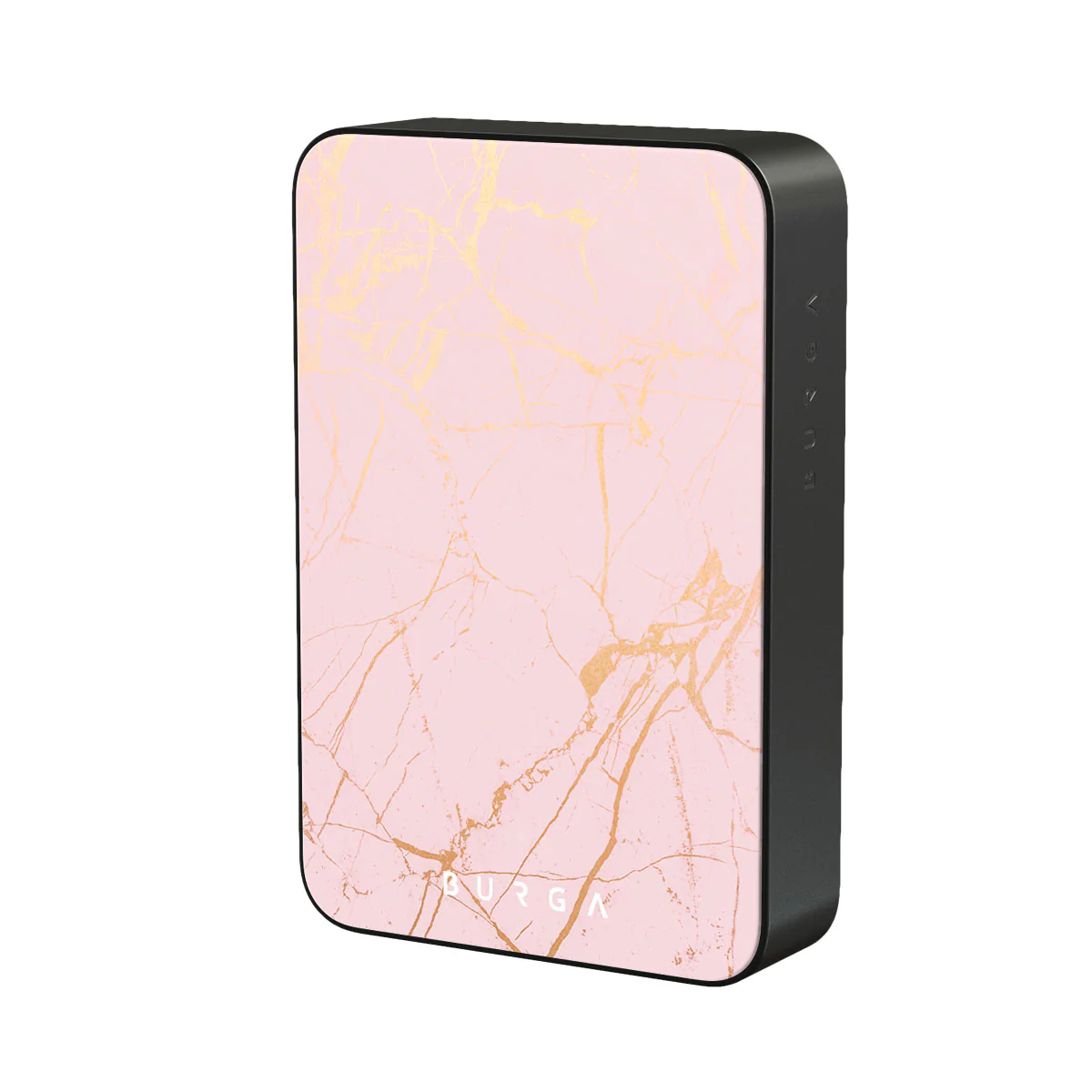 Peachy Gold - Pink Marble Magnetic Power Bank