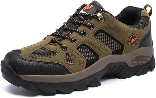 WOWEI Wanderstiefel Wanderschuhe Herren Damen wasserdichte Outdoorschuhe rutschfeste Kletterschuhe Leicht Atmungsaktiv Trekking Hiking Schuhe Wanderhalbschuhe