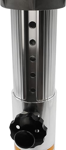 Waterside höhenverstellbare Sitzsäule für Bootssitze - Aluminium Pedestal mit 7 Positionen