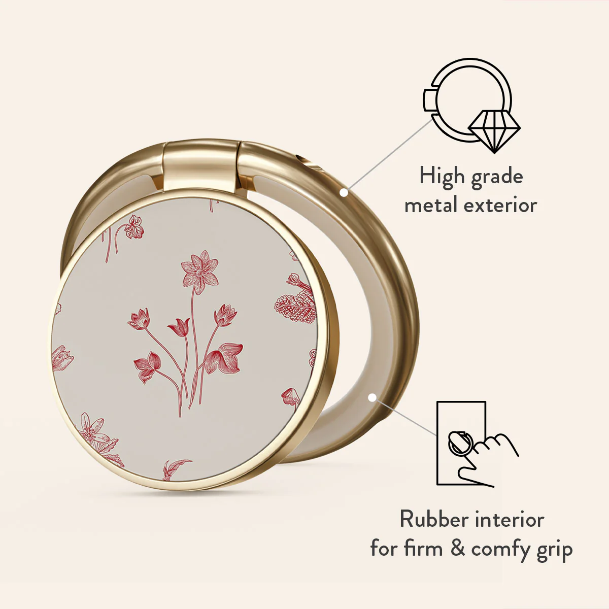 Prairie - Adhesive Ring Holder