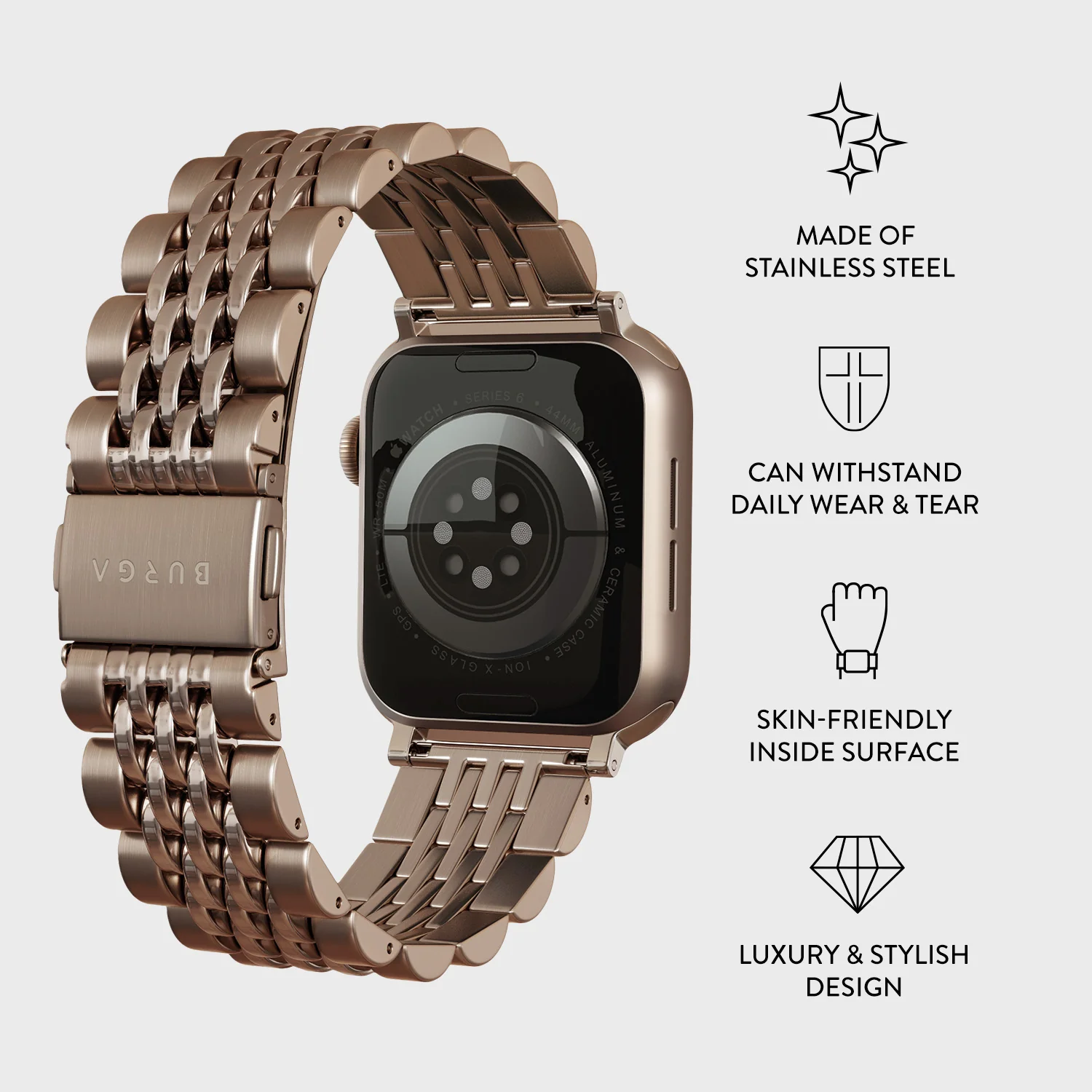 Apple Watch Metal Bracelet - Chic Royal