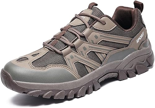 WOWEI Wanderstiefel Wanderschuhe Herren Damen wasserdichte Outdoorschuhe rutschfeste Kletterschuhe Leicht Atmungsaktiv Trekking Hiking Schuhe Wanderhalbschuhe