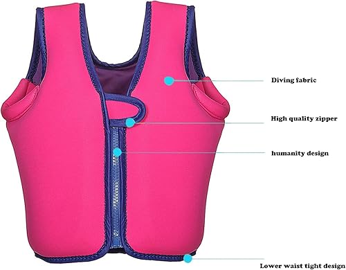 Kinder Einfarbig Schaum Schwimmweste Weste Outdoor Schwimmen Schwimmanzug Jungen