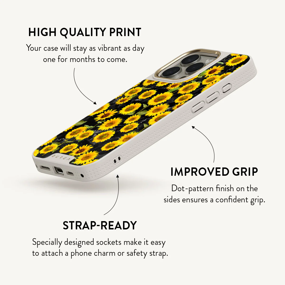 Sunflower Glimmer - iPhone 16 Pro Max Case