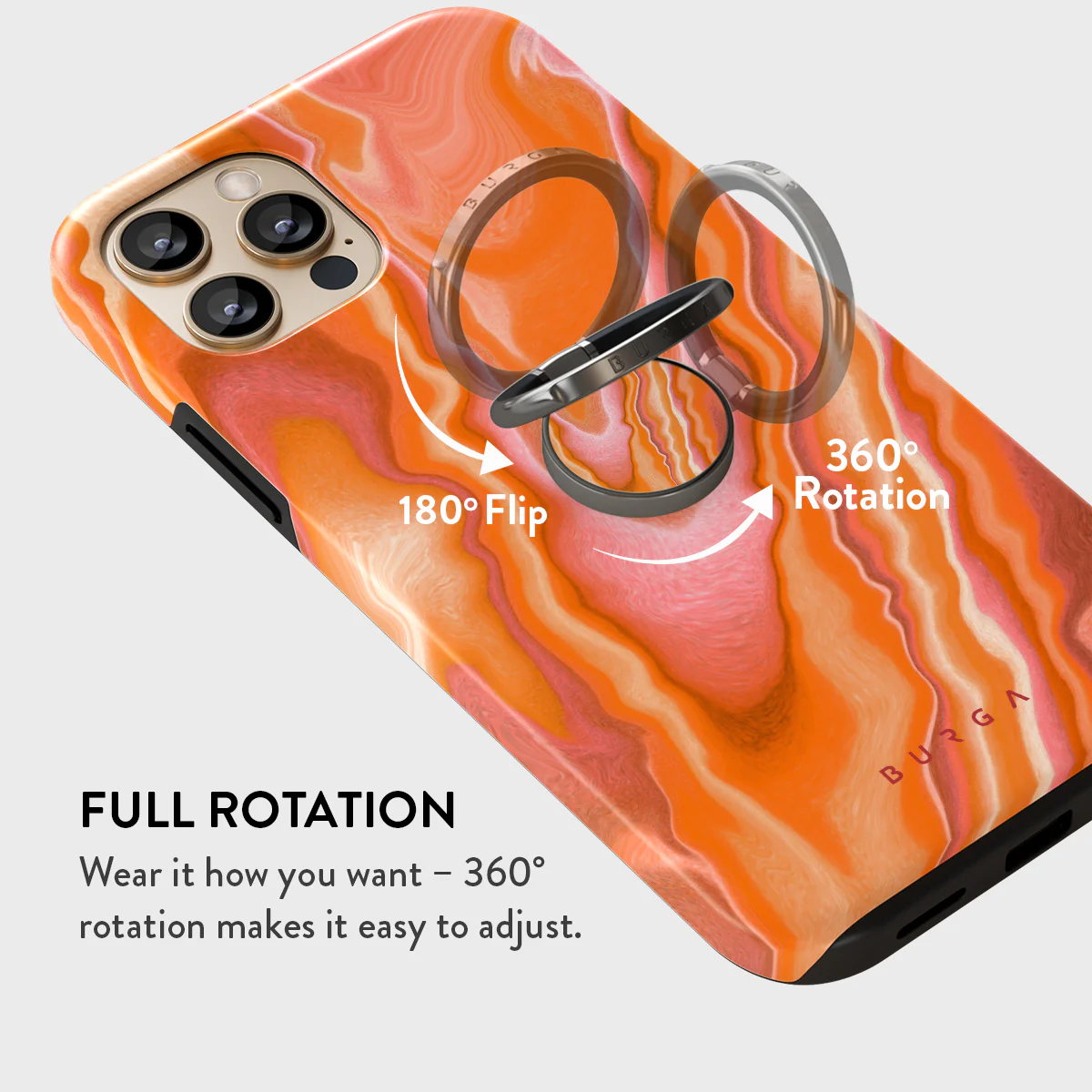 Retro Glow - Adhesive Ring Holder