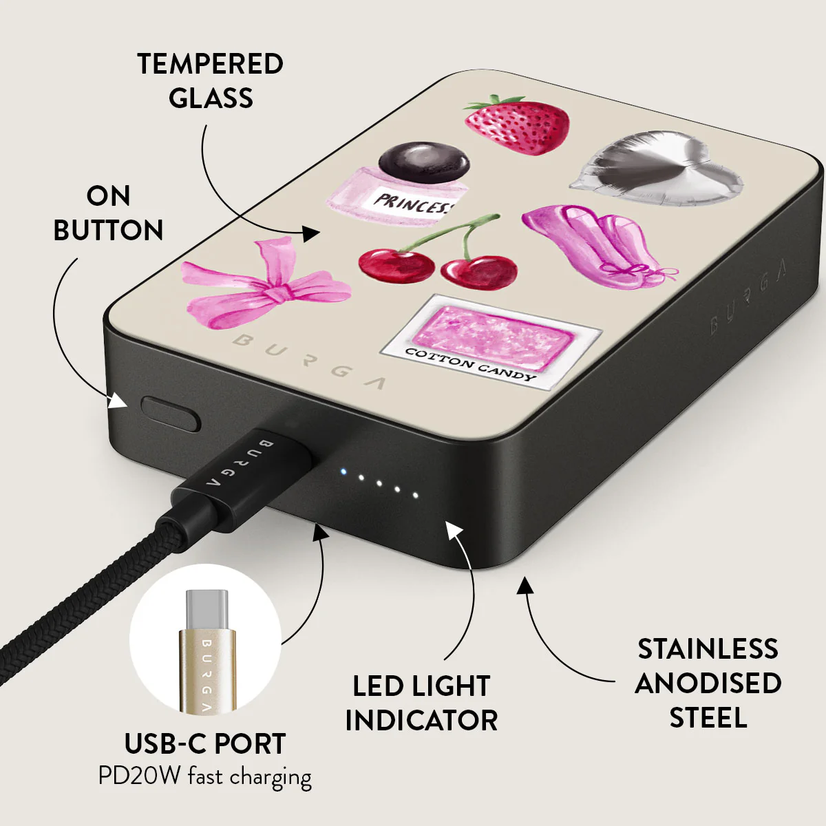 Baby Girl - Magnetic Power Bank