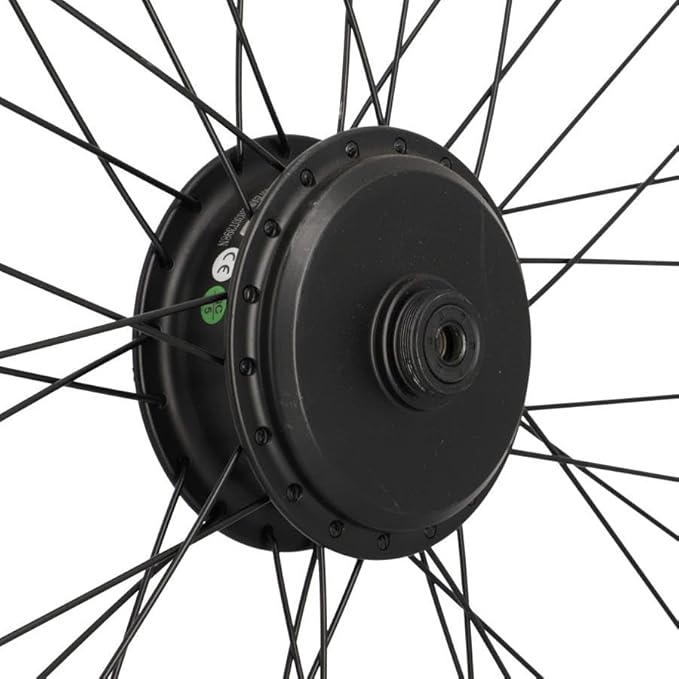 cyclingcolors 1x Fahrrad Hinterrad Felge Komplette Rand Radius Nabe für Elektrofahrrad VAE Größe 26' Ohne Motor kompatibel mit WHEELYOO 622