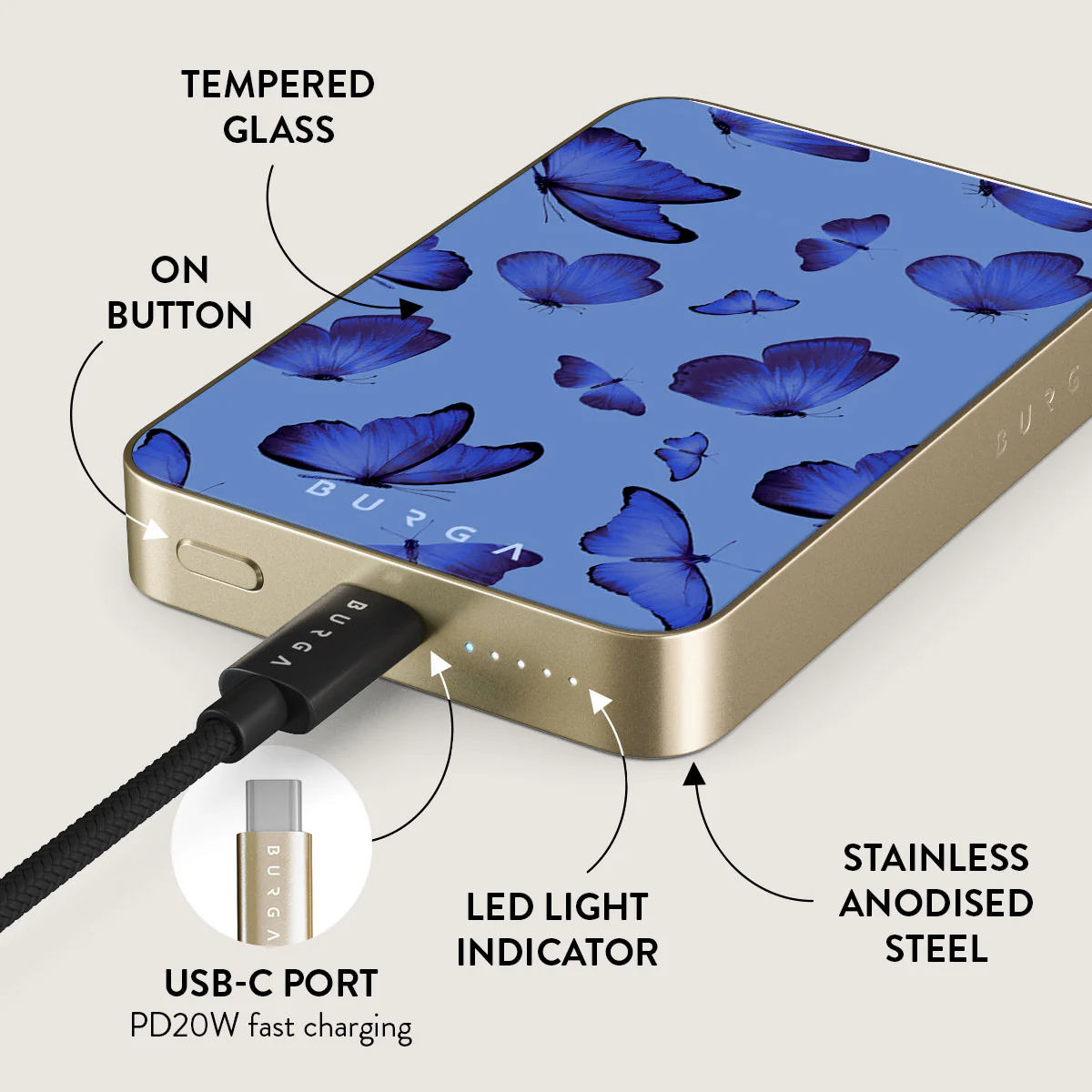 Spring Court - Magnetic Power Bank