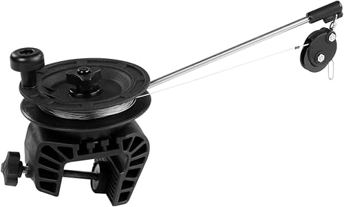 Scotty 620714 Laketroller Manueller Downrigger, Klemmhalterung, Schwarz, S