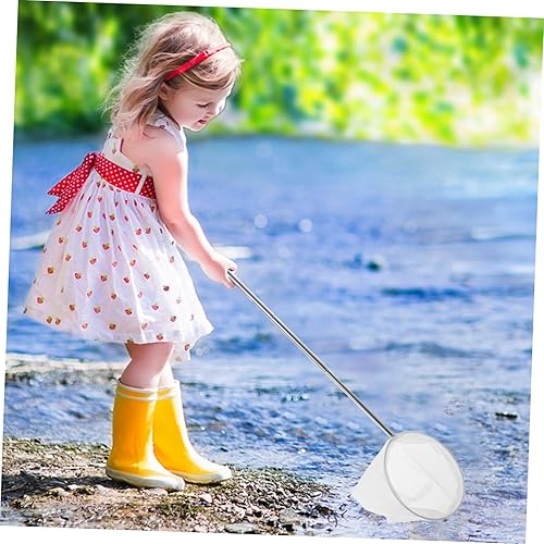 NAMOARLY Teleskopisches Aquarium Fischnetze Mit Feinem Netz Edelstahl Kescher Für Kleine Aquarien Ausziehbarer Griff Für Einfaches Fangen Und Reinigen Von Fischen Und Garnelen