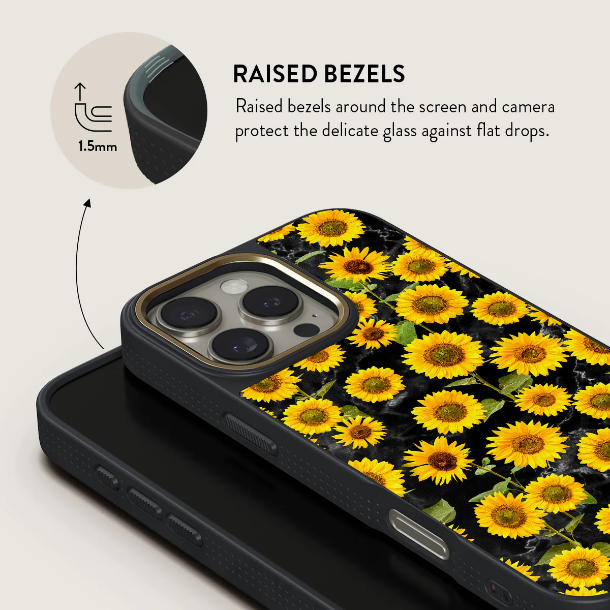 Sunflower Glimmer - iPhone 16 Pro Max Case