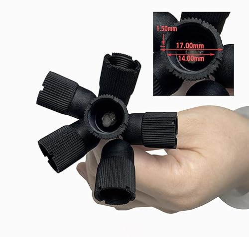 Gewinde -Speerfishing -Adapter, Speerfishing Pole -Anschluss - Hochfestes Zubehör für das Fischen,Schnittstellenfischerei Fishing V -Formzubehör, Speer -Speerfishing -Steckeradapter