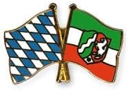 Bayern - Nordrhein-Westfalen Freundschaftspin Flaggen Pin