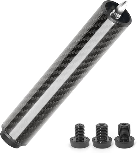 RAYNA GAMES Pool Queue Verlängerung mit 3 Bumpern Carbon Fiber Billard Queue Extender Pool Queue Zubehör