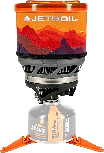Jetboil MiniMo Camping- und Rucksackkochsystem mit einstellbarer Wärmekontrolle