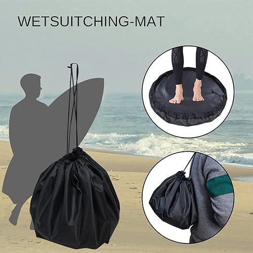 Neoprenanzug-Matte, Neoprenanzug-Wickelmatten-Tasche, Surfen Neoprenanzug Wickelunterlage Trockentasche Wasserdicht Sanddicht, Wasserdichte -Trockentasche, Surfzubehör zum Surfen, Wakeboarden, T