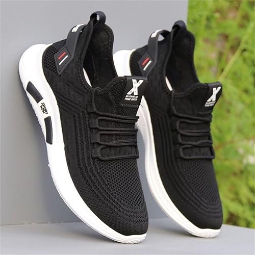 Gym Shoes Men, Sneaker & Sportschuhe Für Herren Mesh Atmungsaktiv Laufschuhe Weich Leicht Freizeitschuhe Plateau Stretch Wanderschuhe Freizeit Joggingschuhe rutschfest Orthopädische Outdoorschuhe