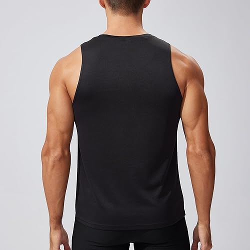 Ruowuhen Herren Tanktop Ärmellos Funktionsshirt Schnelltrocknende Tank Tops für Sport Laufen Fitness Basketball