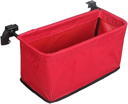 DUOHNBM Wagon Hintere Aufbewahrungstasche, zusammenklappbar, Oxford-Stoff, Hecktasche, Trolley, Zubehör für Freizeit, Camping, Picknicks (grau)