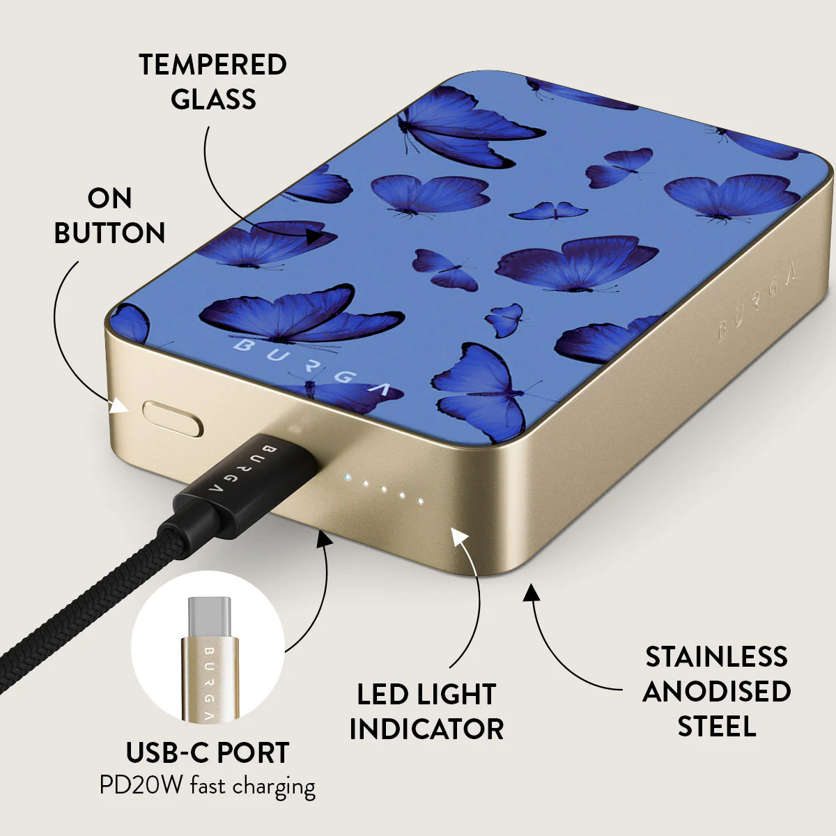 Spring Court - Magnetic Power Bank