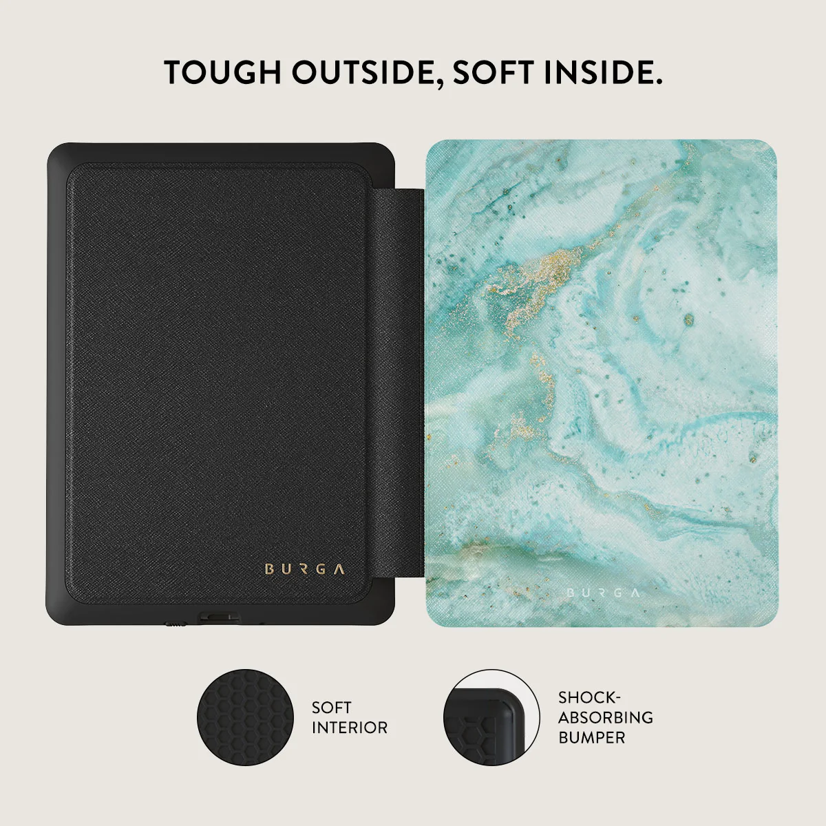 Uluwatu Waves - Teal Kindle Paperwhite (11th Gen) Case