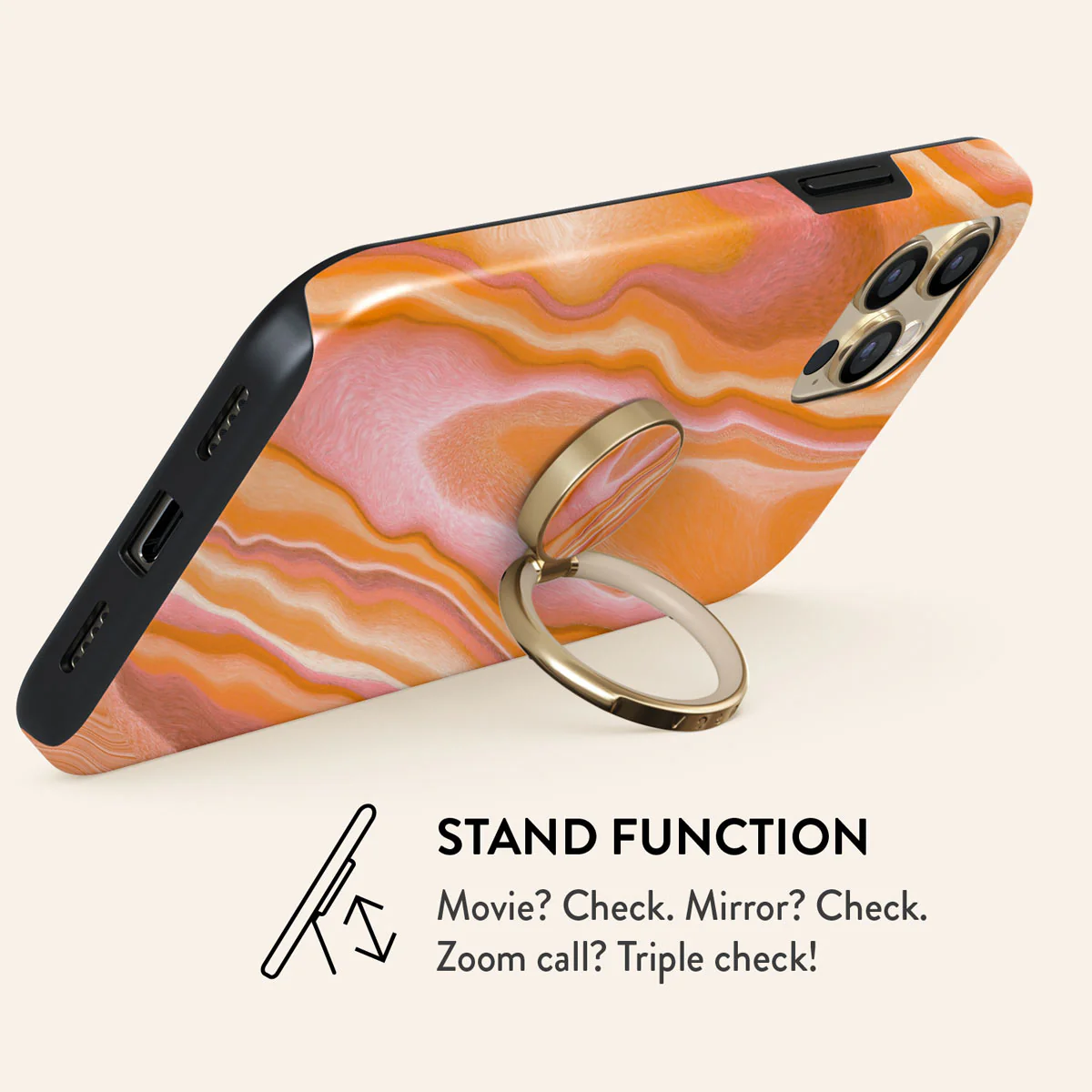 Retro Glow - Adhesive Ring Holder