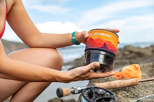 Jetboil MiniMo Camping- und Rucksackkochsystem mit einstellbarer Wärmekontrolle