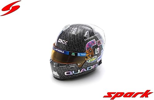 Spark McLaren F1 Team - Offizieller Merchandise-Artikel Bell Helmets Modelle Lando Norris 1/5 - Mini Helm Sonderedition - 2023