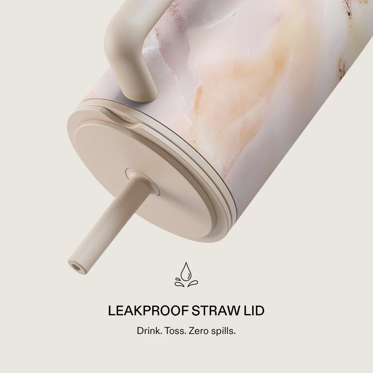 Morning Sunshine - Pastel Marble All Day Leakproof Tumbler