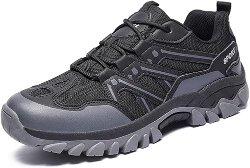 WOWEI Wanderstiefel Wanderschuhe Herren Damen wasserdichte Outdoorschuhe rutschfeste Kletterschuhe Leicht Atmungsaktiv Trekking Hiking Schuhe Wanderhalbschuhe