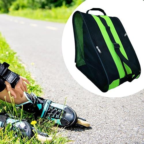 QSTDGVPW Rollschuh Tasche, Aufbewahrungstasche für Rollschuhe, Tragbare Rollschuh Träger, Eislauf Tasche, Skate Tragetasche für Eiskunstlauf