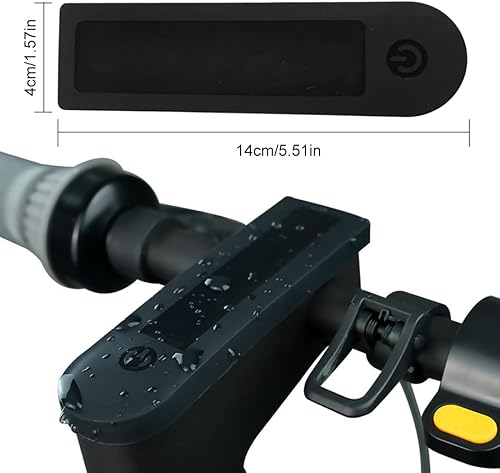 JTKREW Regenabdeckung und Silikonhülle für LED-Anzeige des Scooter Dashboards - Zubehör für Xiaomi/M365/Pro Elektroroller