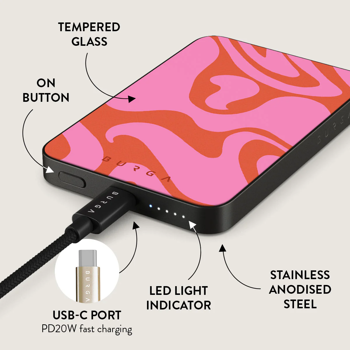 Ride The Wave - Magnetic Power Bank