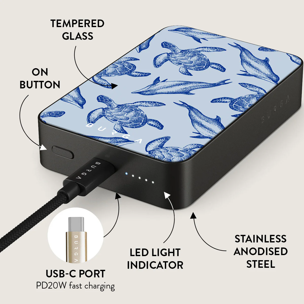 Aquatic Dance - Magnetic Power Bank